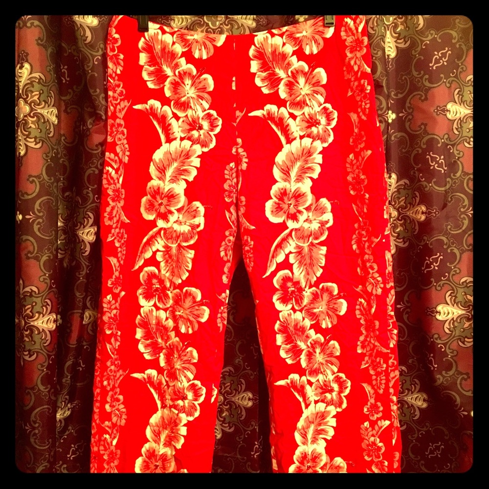 🌈VTG Lillie Rubin floral pants - Picture 2 of 6